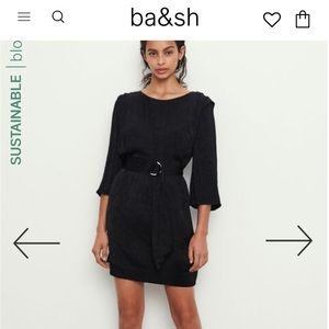 Ba&sh Doha dress - black nwt
